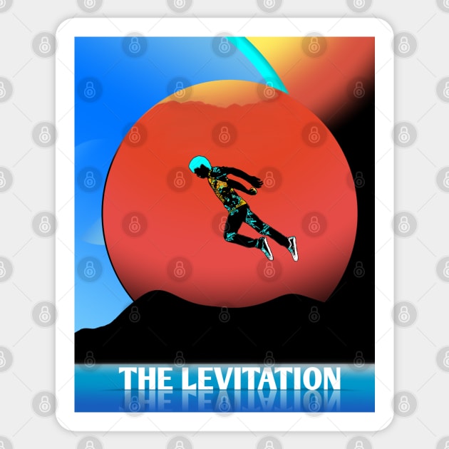 The Levitation illustration Sticker by cetoystory